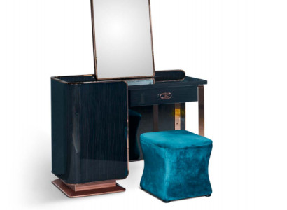 Hocker Blau Textil Schlafzimmer Neu Kreative Modern Design Möbel Luxus Stoff Neu